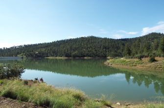 Grindstone Reservoir above Ruidoso, New Mexico