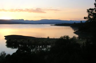 Sunrise over Heron Lake, northern New Mexico