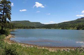 Lake Maloya in Sugarite Canyon State Park, New Mexico