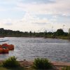 Pedal boats at Tingley Beach, Albuquerque, New Mexico