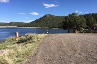 Quemado Lake in the Gila high country, New Mexico